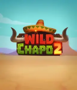 Embark on the lively Mexican desert with Wild Chapo 2 slot by Relax Gaming, featuring a whimsical bull wearing a sombrero set against a serene desert backdrop. This image captures the charm and humor of the game, ideal for fans of animated adventure slots, delivering a entertaining adventure.