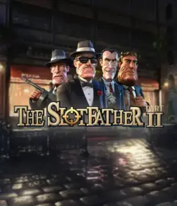 Step into the nefarious world of The Slotfather 2 slot by Betsoft, highlighting a lineup of iconic mafia characters in front of a shadow-lit urban backdrop. This image captures the intense theme of the mobster lifestyle with its vivid character design and suspenseful setting. Great for lovers of gangster-themed games, promising a captivating gaming experience. 